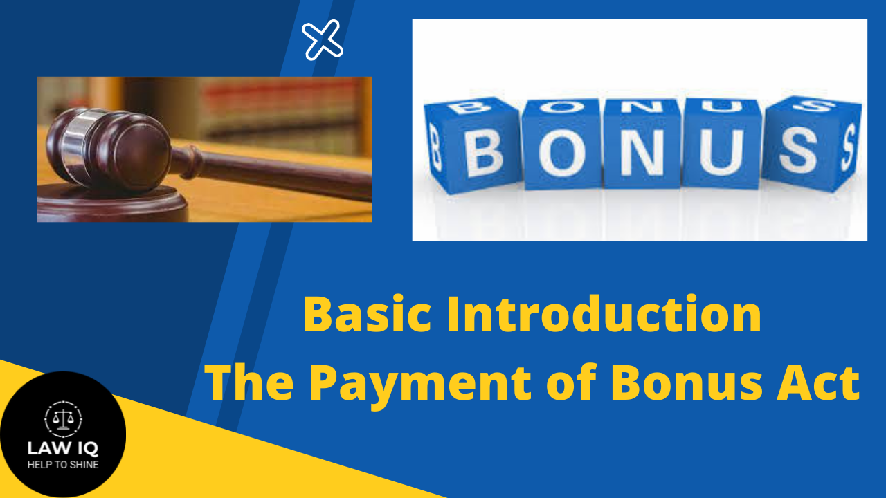 The Payment of The Bonus Act