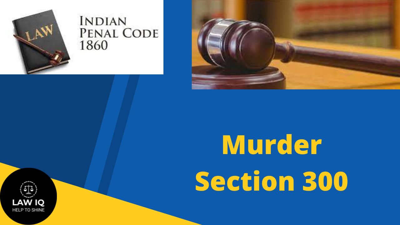 MURDER SECTION 300