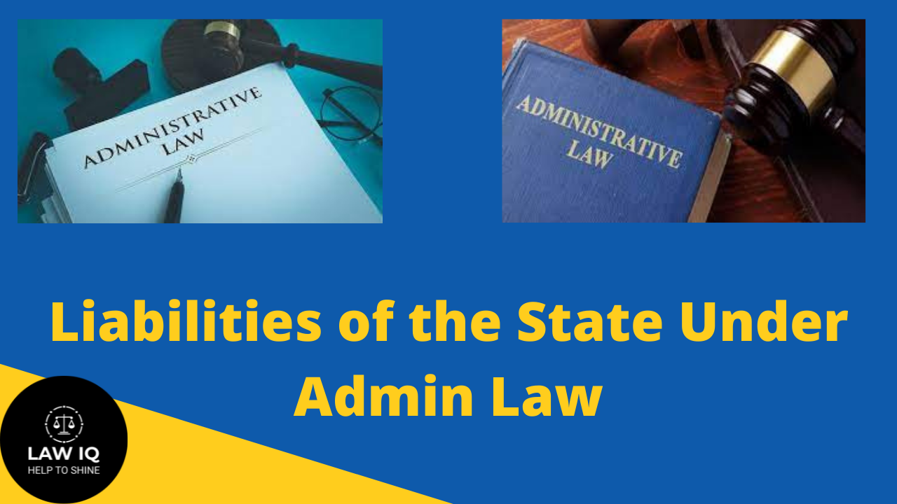 LIABILITIES OF THE STATE (ADMINISTRATIVE LAW)